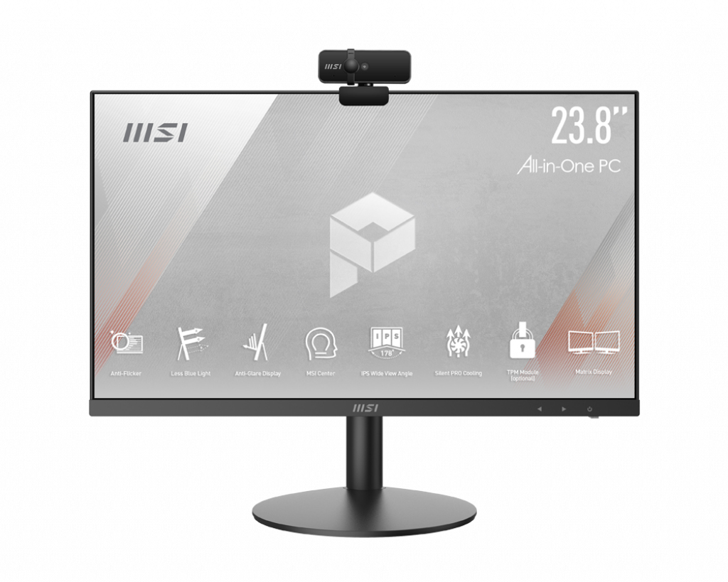 MSI Pro AP241Z 5M-015DE AMD Ryzen™ 5 5600G 60.5 cm (23.8″) 1920 x 1080 pixels All-in-One PC 8 GB DDR4-SDRAM 512 GB SSD Windows 11 Home Wi-Fi 6E (802.11ax) Black image 2
