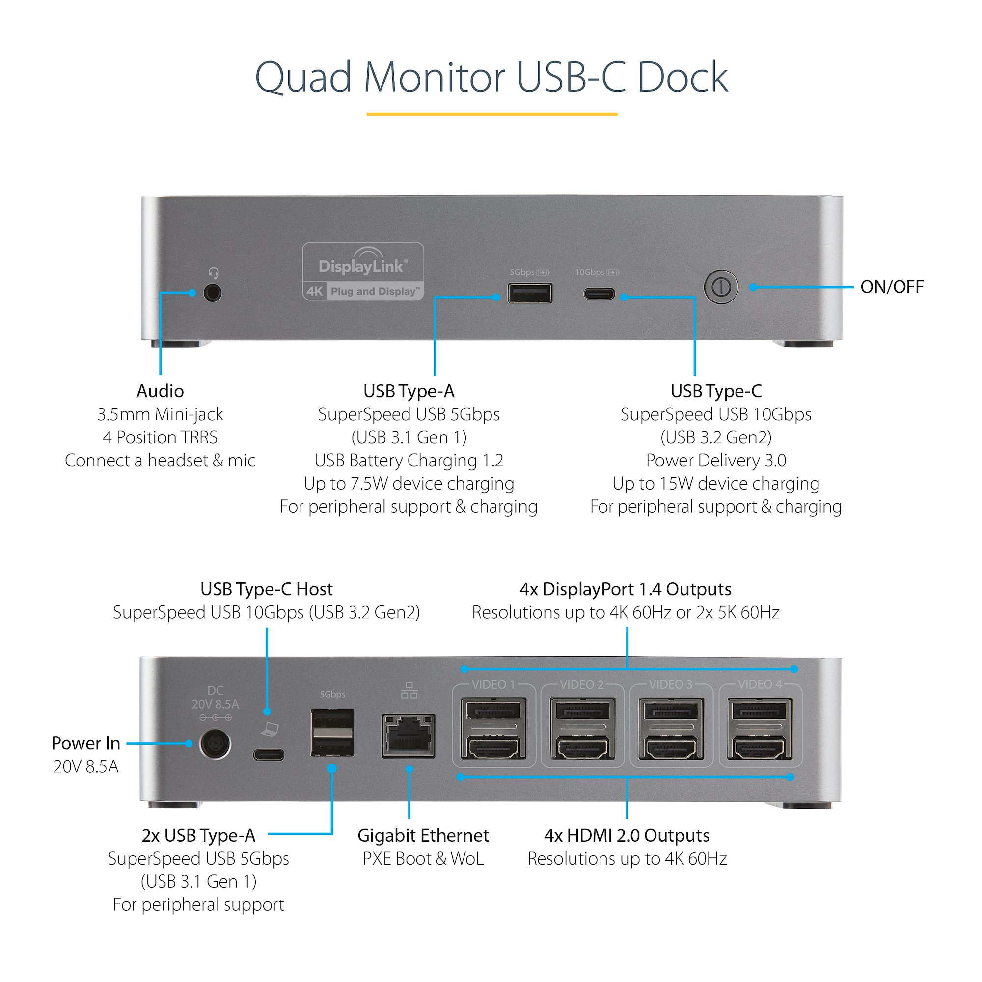 StarTech.com USB C Dock - 4K – image 8