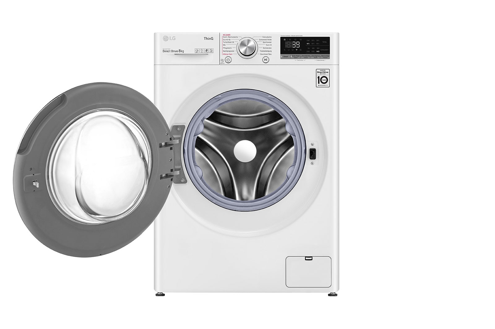 LG V7W800A washing machine Front-load 8 kg White - Image 2