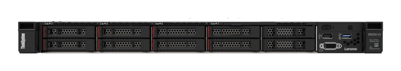 Lenovo ThinkSystem SR250 V3 server Rack (1U) Intel® Xeon® 6353P 2.7 GHz 32 GB DDR5-SDRAM 800 W