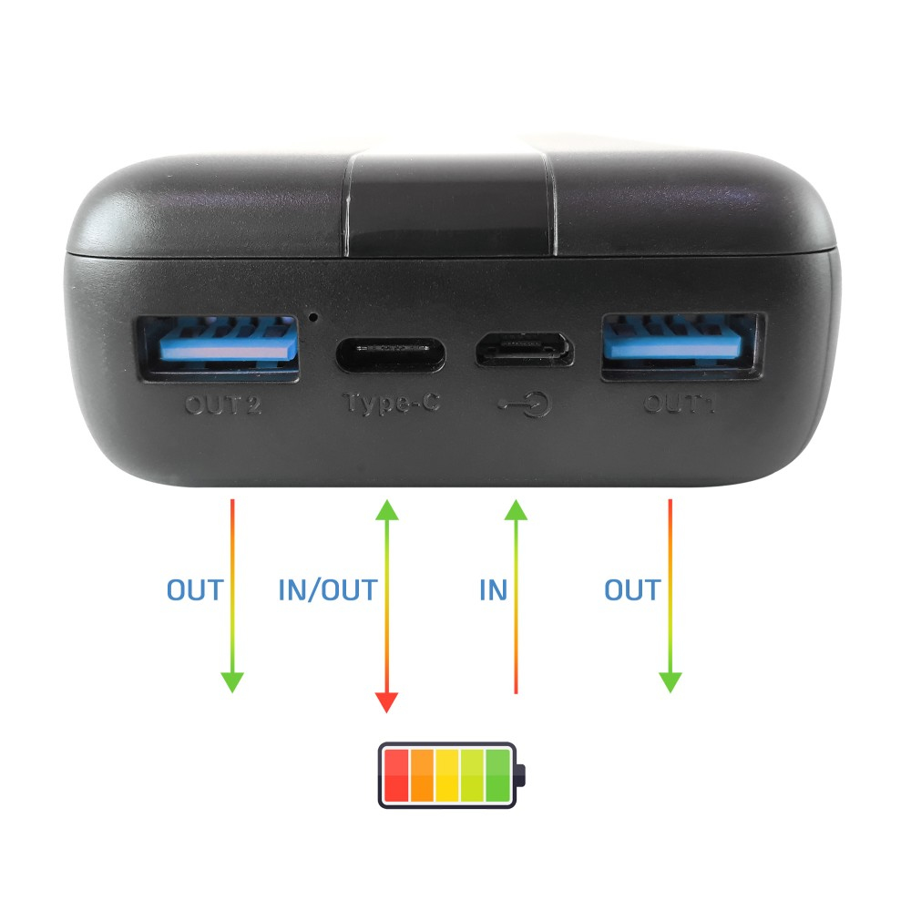 Techly I-CHARGE-2000020W power bank Lithium Polymer (LiPo) – image 6