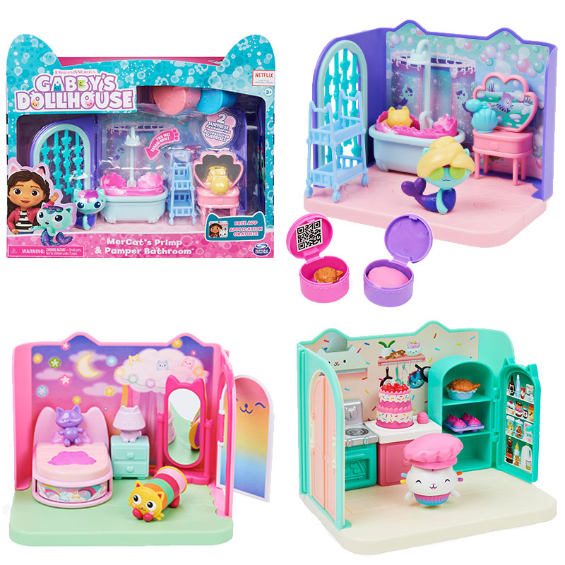 Gabby'nin Bebek Evi Banyosu GDH PYS Deluxe Oda, Çok Renkli