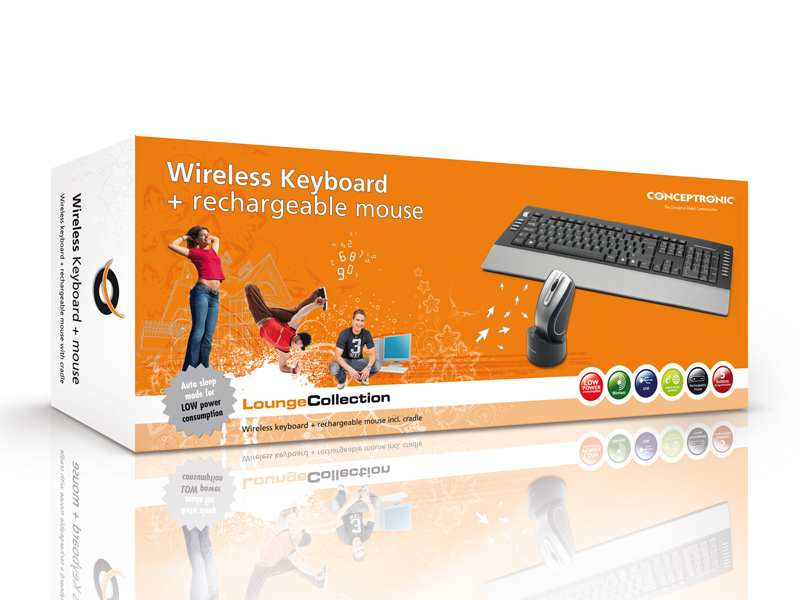 Conceptronic Wireless UK Keyboard & Mouse – image 7