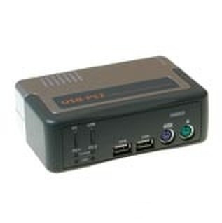 ACT VGA / PS/2 + USB KVM KVM switch Black, Brown