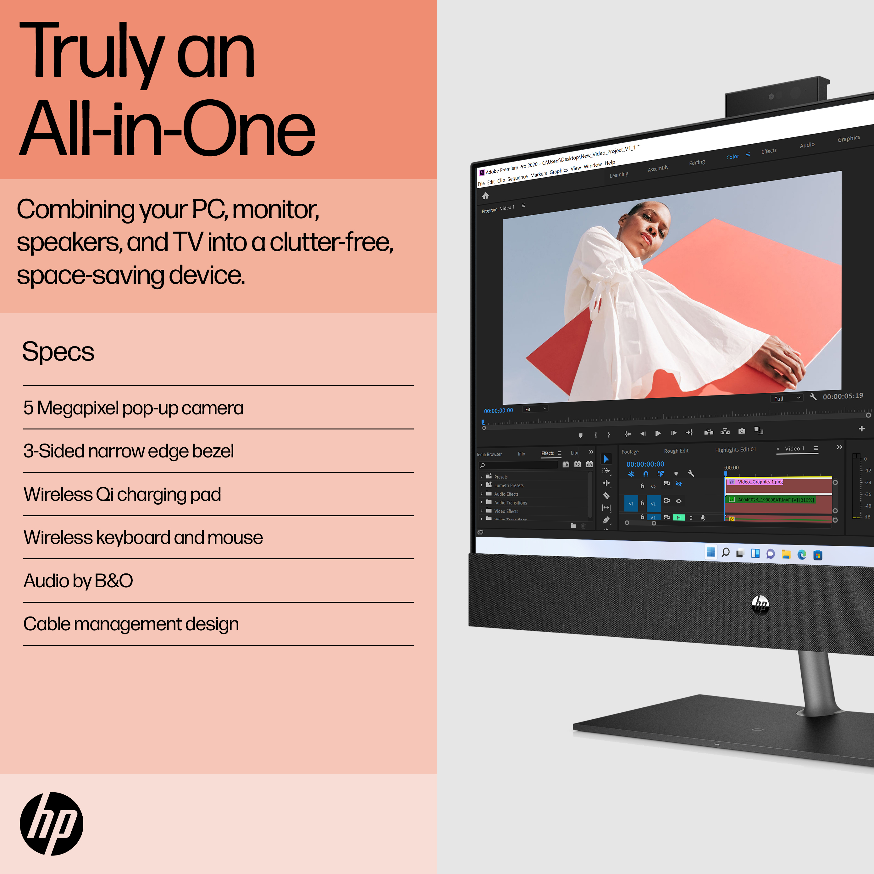 HP Pavilion 32 -b0009na Intel® Core™ i5 i5-12400T 80 cm (31.5″) 3840 x 2160 pixels All-in-One PC 8 GB DDR4-SDRAM 512 GB SSD NVIDIA® GeForce® GTX 1650 Windows 11 Home Wi-Fi 6 (802.11ax) Black image 18