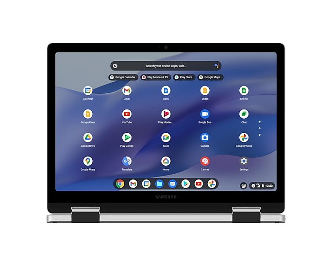 Samsung Chromebook 2 Intel® Celeron® N4500 31.5 cm (12.4″) Touchscreen WQXGA 4 GB LPDDR4x-SDRAM 128 GB eMMC Wi-Fi 6 (802.11ax) ChromeOS Silver image 18