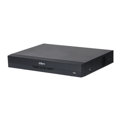 DH-XVR5108HE-4KL-I3 DAHUA XVR5108HE-4KL-I3 - DVR 8 canales 4K con tecnología WizSense y compresión H265 Admite 8 canales HDCVI 8 IP reconocimiento facial en 2 canales SMD Plus protección perimetral 1 SATA de hasta 16 TB 8 entradas y 3 salidas de alarma ProHDCVI DH-XVR5108HE-4KL-I3