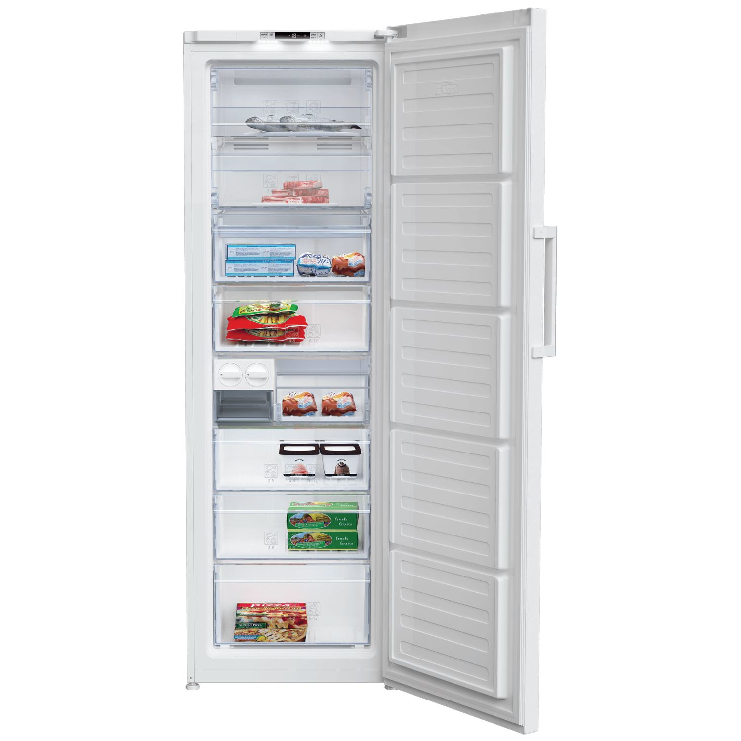 Beko RFNE312I31W freezer Upright freezer Freestanding – image 3