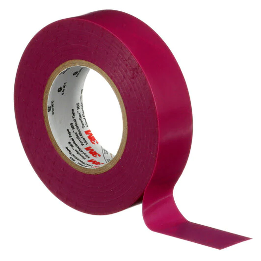 صورة شريط كهربائي 3M 165PR1E بنفسجي 15 مم × 10 م PVC
