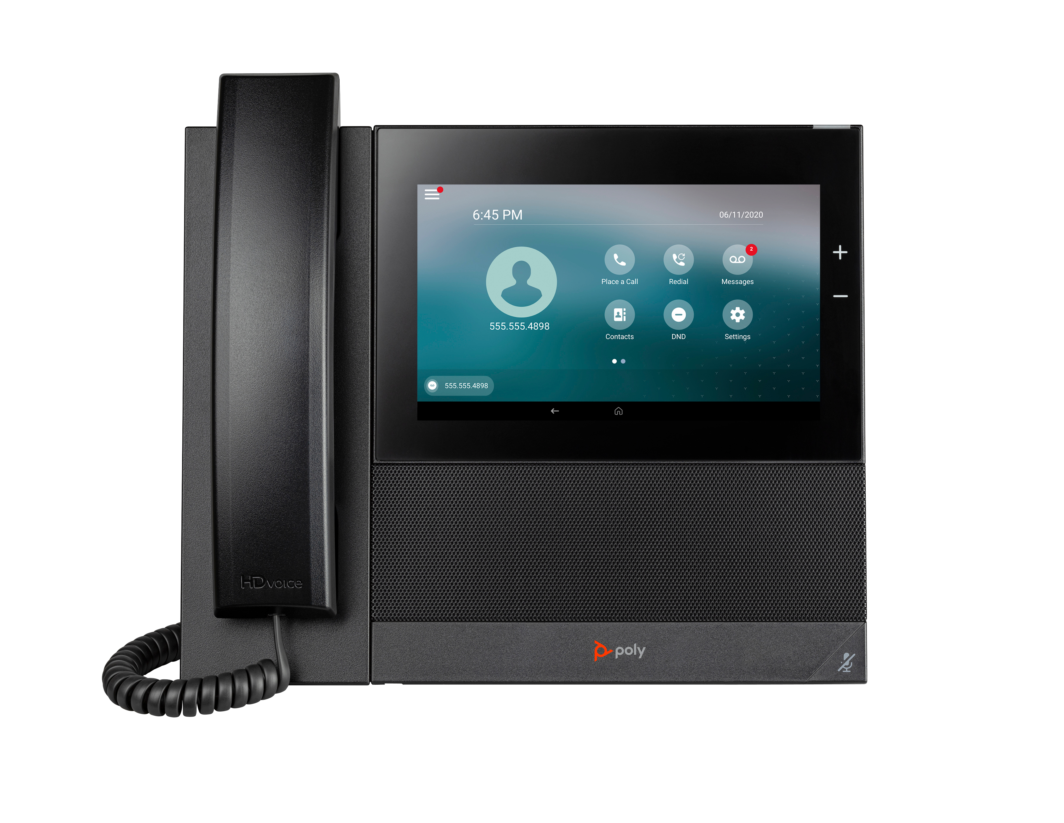 HP Poly CCX 600 - VoIP phone - SIP, SDP, RTCP, RTP, SRTP - 54 lines - government GSA - TAA Compliant