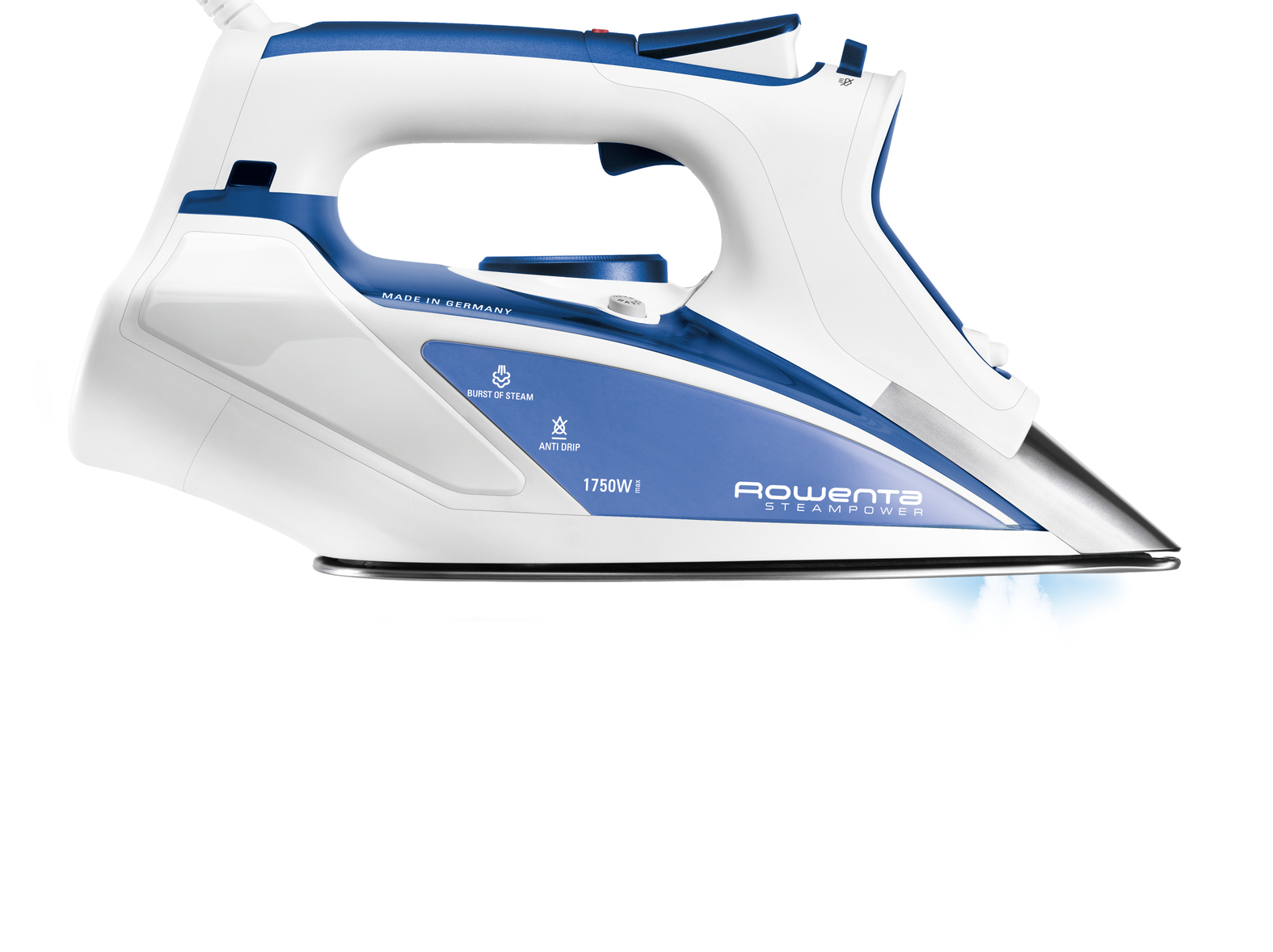 Rowenta DW9220 Dry & Steam iron Microsteam 400 Laser soleplate – image 5