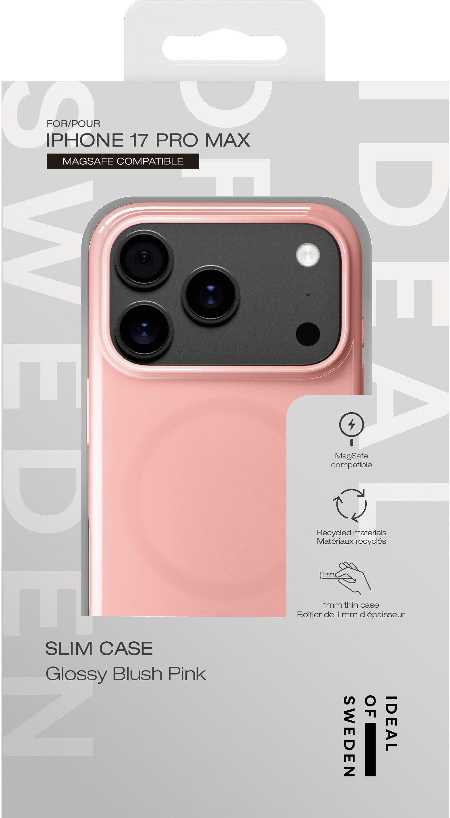iDeal of Sweden Slim Case MagSafe iPhone 17 Pro Max Glossy Blush Pink – image 4