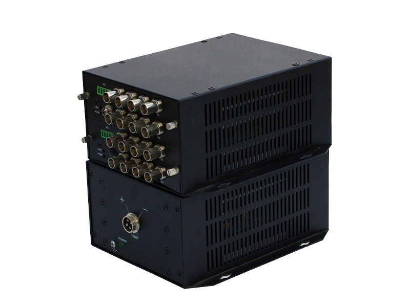 LevelOne 16-Channel BNC over Fiber Extender Kit, 20km