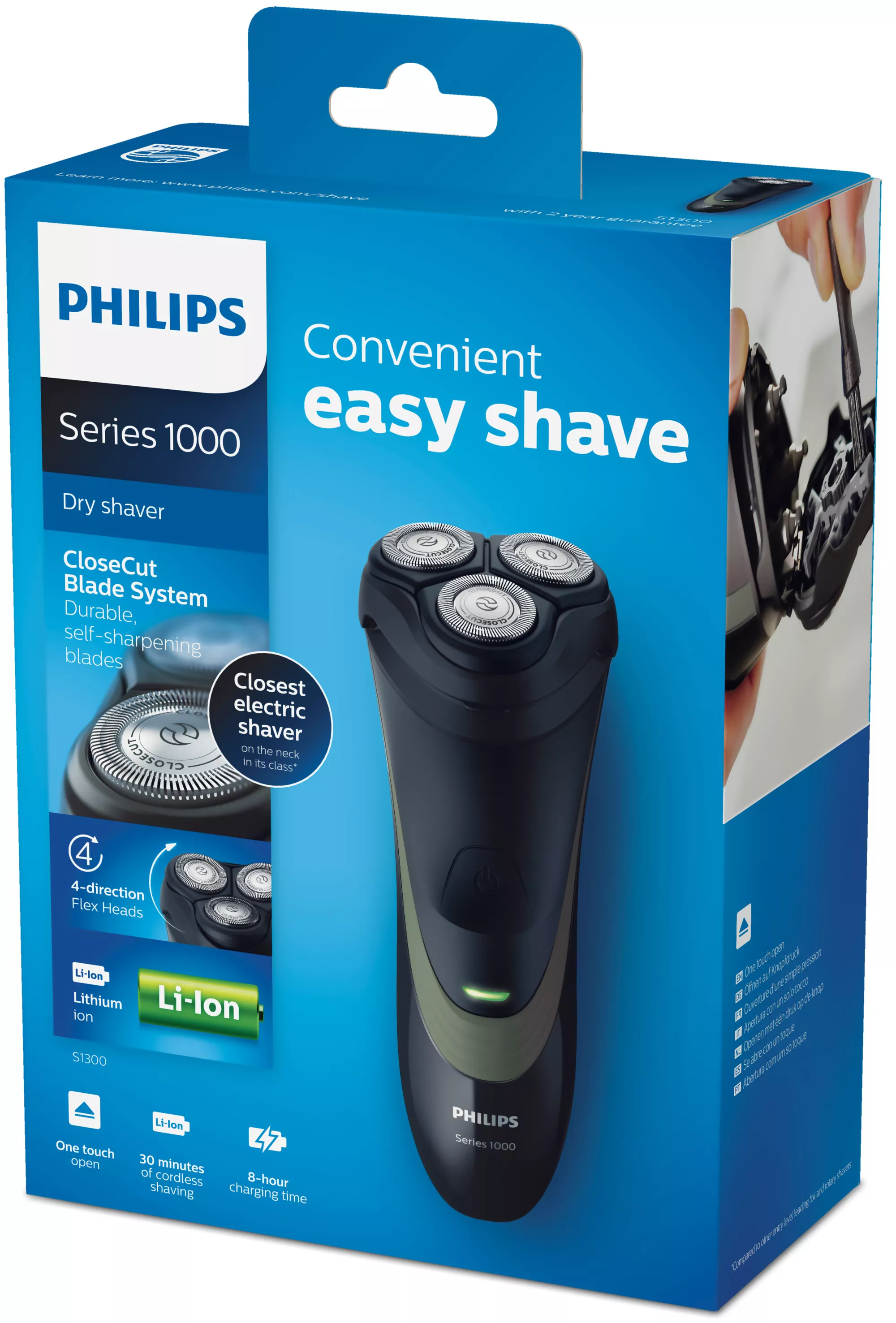 Philips 1000 series CloseCut Blade System Dry electric shaver – image 2