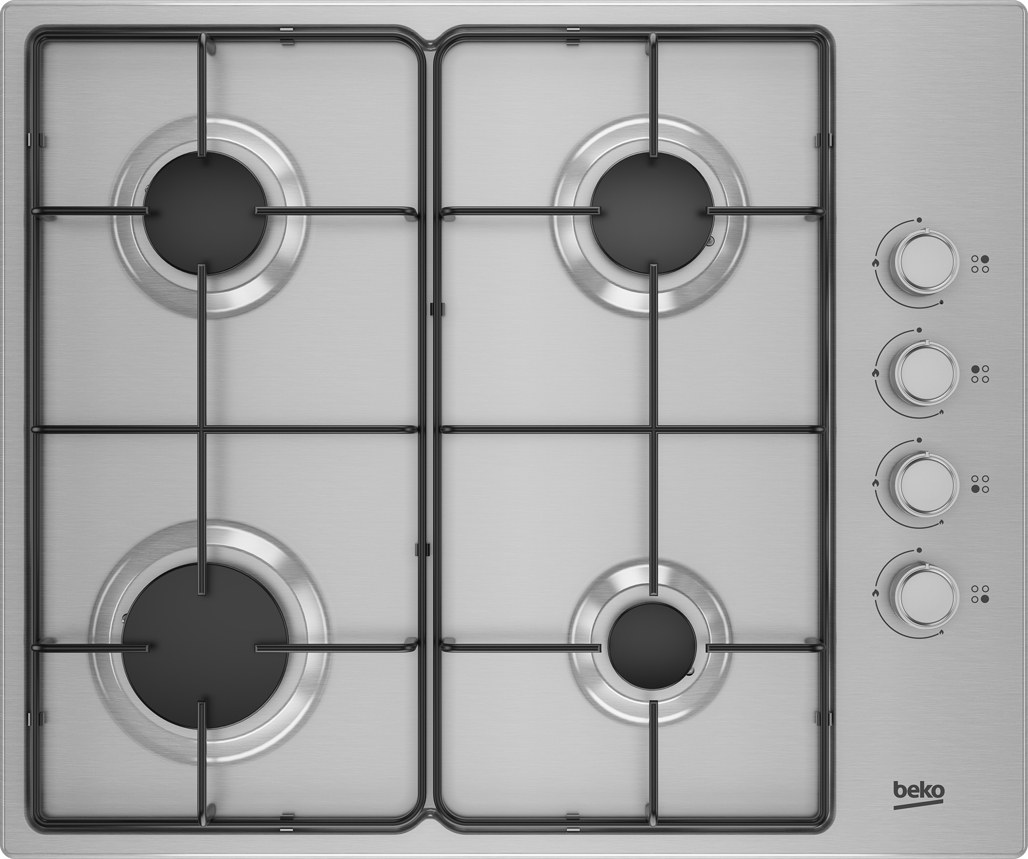 Beko HIBG64123SX — vue 1 sur 8
