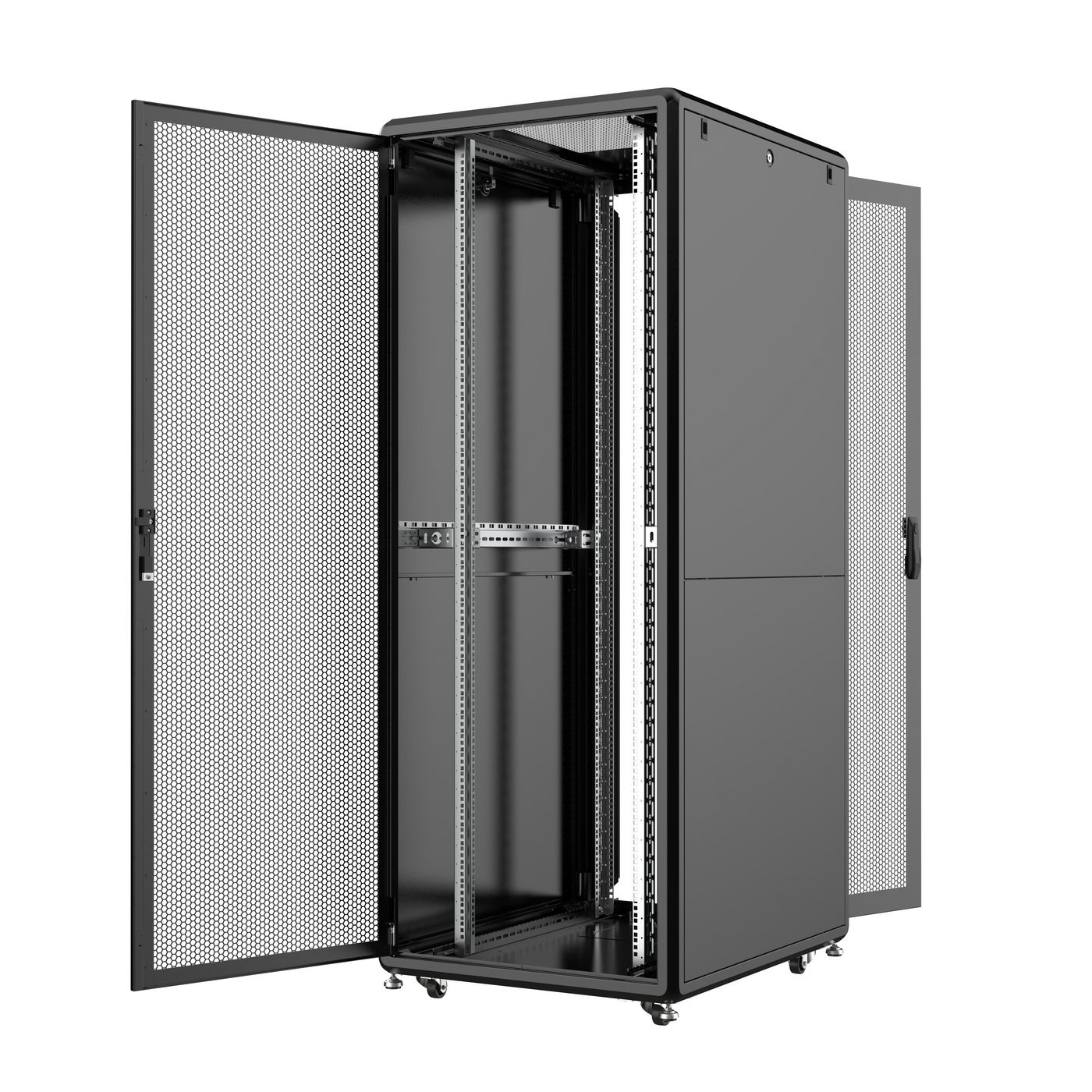 Lanview RSL42U81BL rack cabinet 42U Freestanding rack Black – image 2