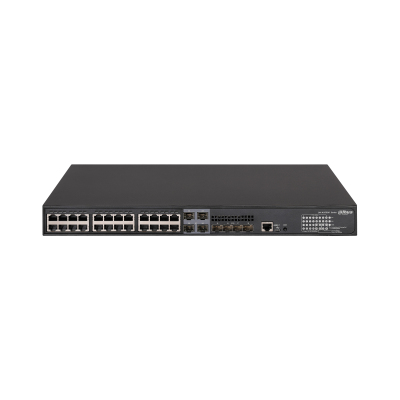 Dahua Technology DH-AS5500-24GT4XF-370 network switch Managed L3 Gigabit Ethernet (10/100/1000) Power over Ethernet (PoE) Black – image 2