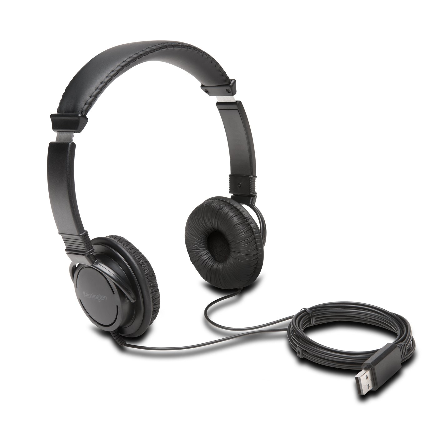 Kensington K97600WW headphones/headset Wired Head-band Music USB Type-A Black – image 2