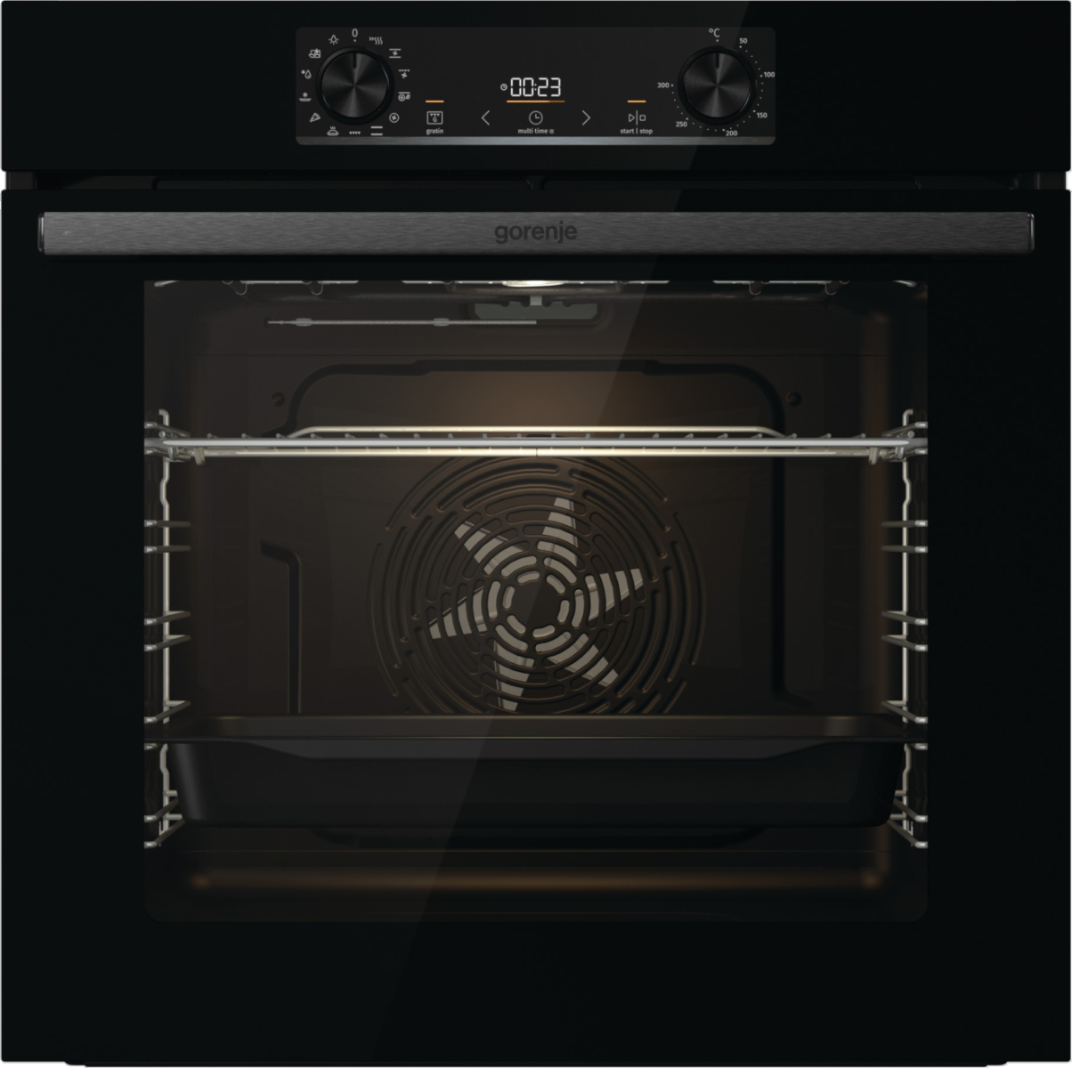 GORENJE BLACK INDUCTION SET 2 (BOS6737E06BG+GI6401BSC), Backofenset (Induktion, A, 77 l)