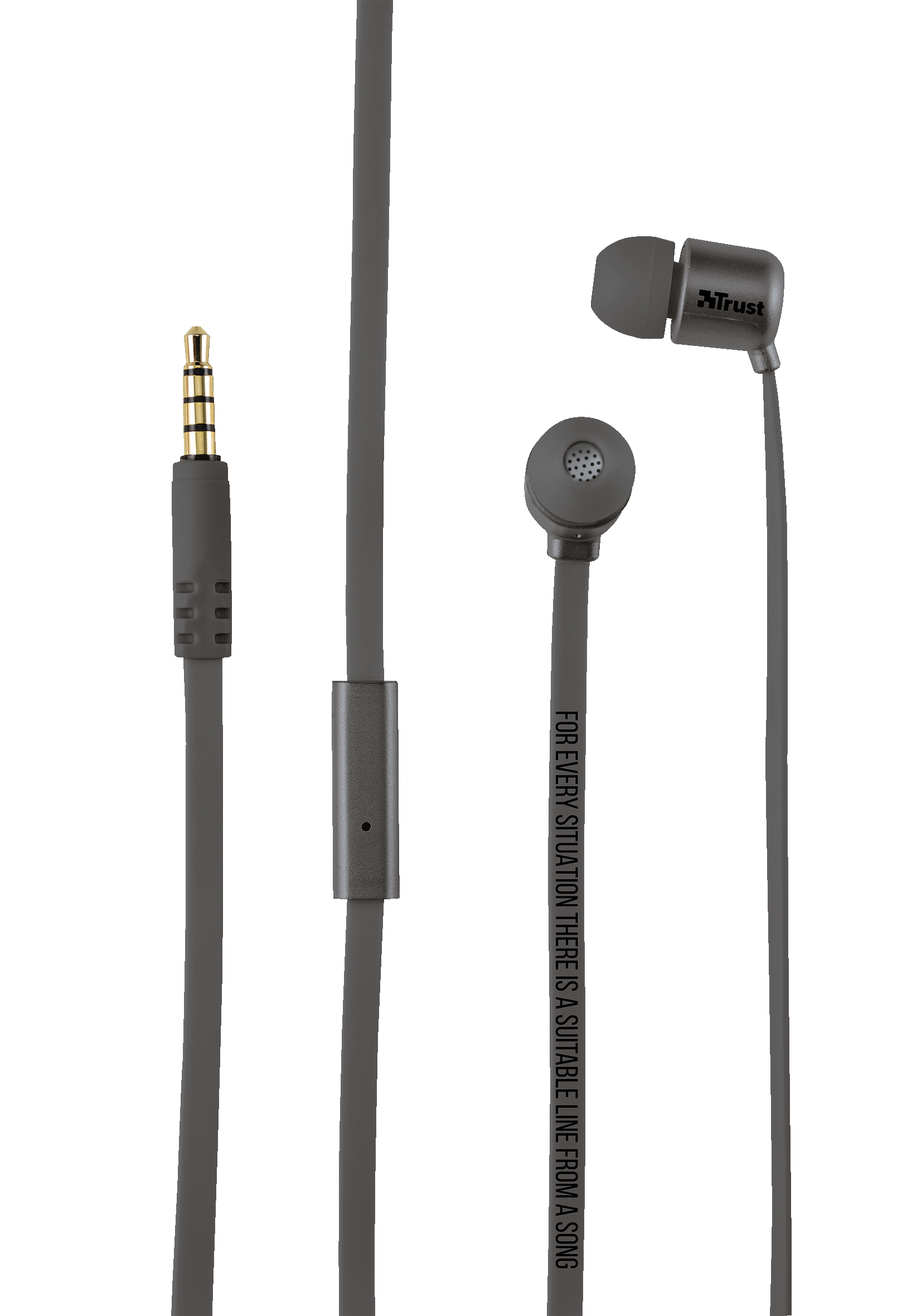 Trust 20902 headphones/headset Wired In-ear Calls/Music Grey – image 3