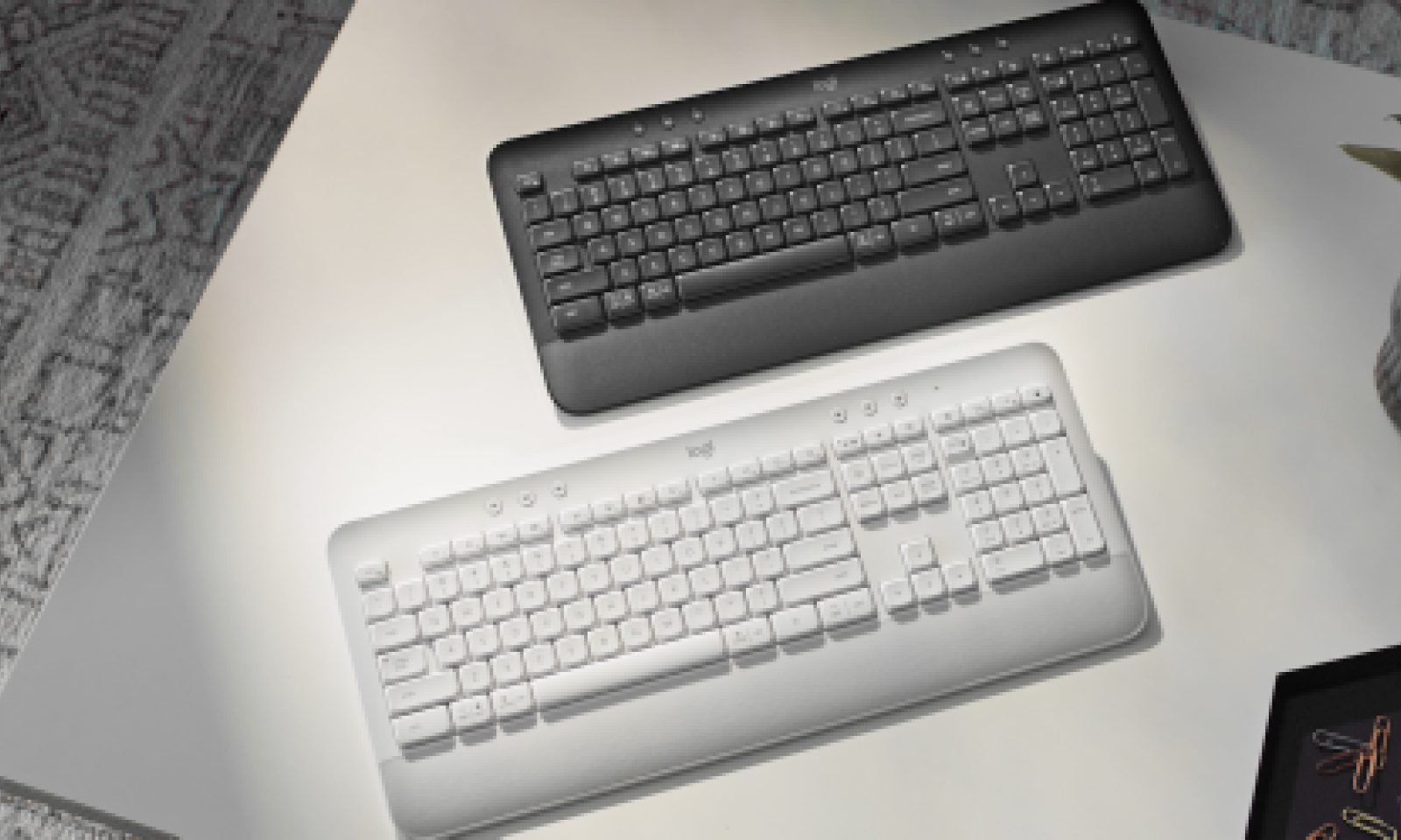 Teclado Logitech Signature K650 - Inalámbrico - Bluetooth - Grafito - 920-010910