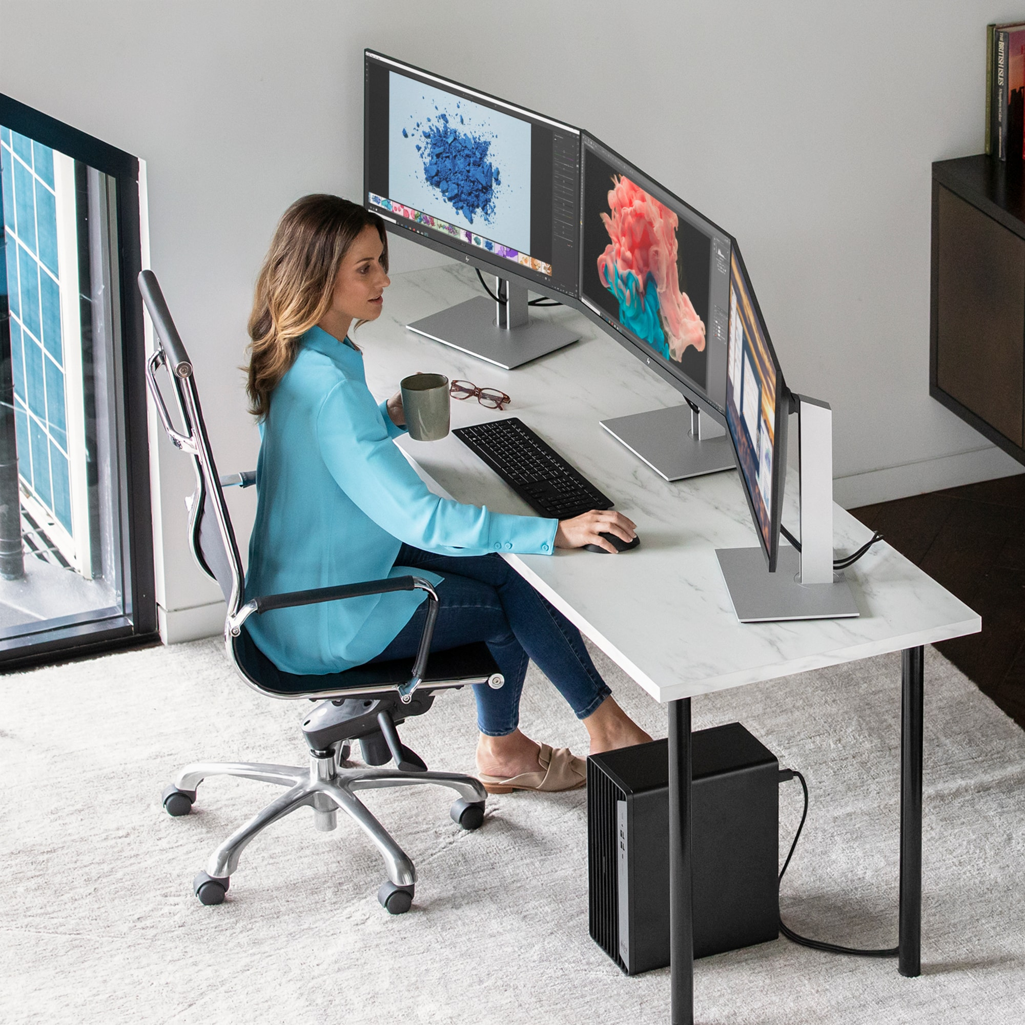 HP EliteDesk 800 G8 Intel® Core™ i7 i7-11700 32 GB DDR4-SDRAM 1 TB SSD NVIDIA® Quadro® P1000 Windows 10 Pro Tower PC Black image 8