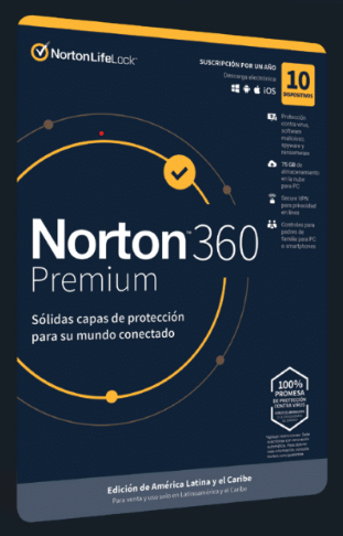 ESD Norton 360 Premium / Total Security 10 Dispositivos 2 Años UPC  - 21416067