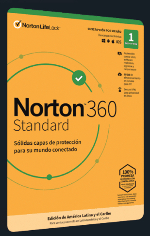 ESD Norton 360 Standard / Internet Security 1 Dispositivo 2 Años UPC  - 21416113