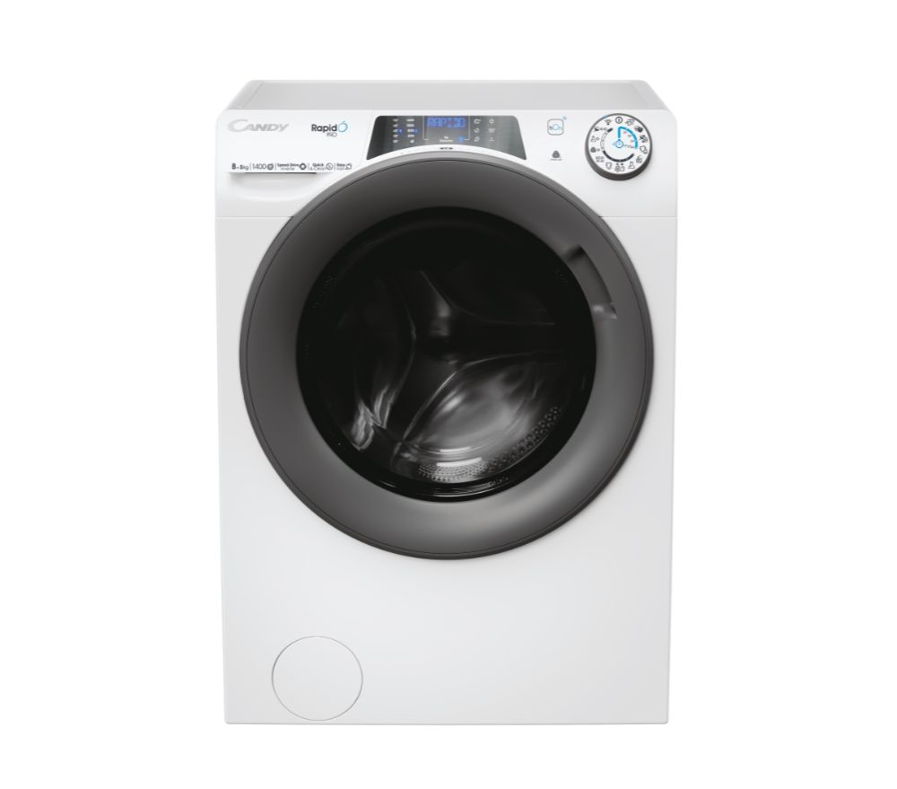 Candy RapidÓ PRO RPW4856BWMR/1-S washer dryer Freestanding Front-load White – image 1