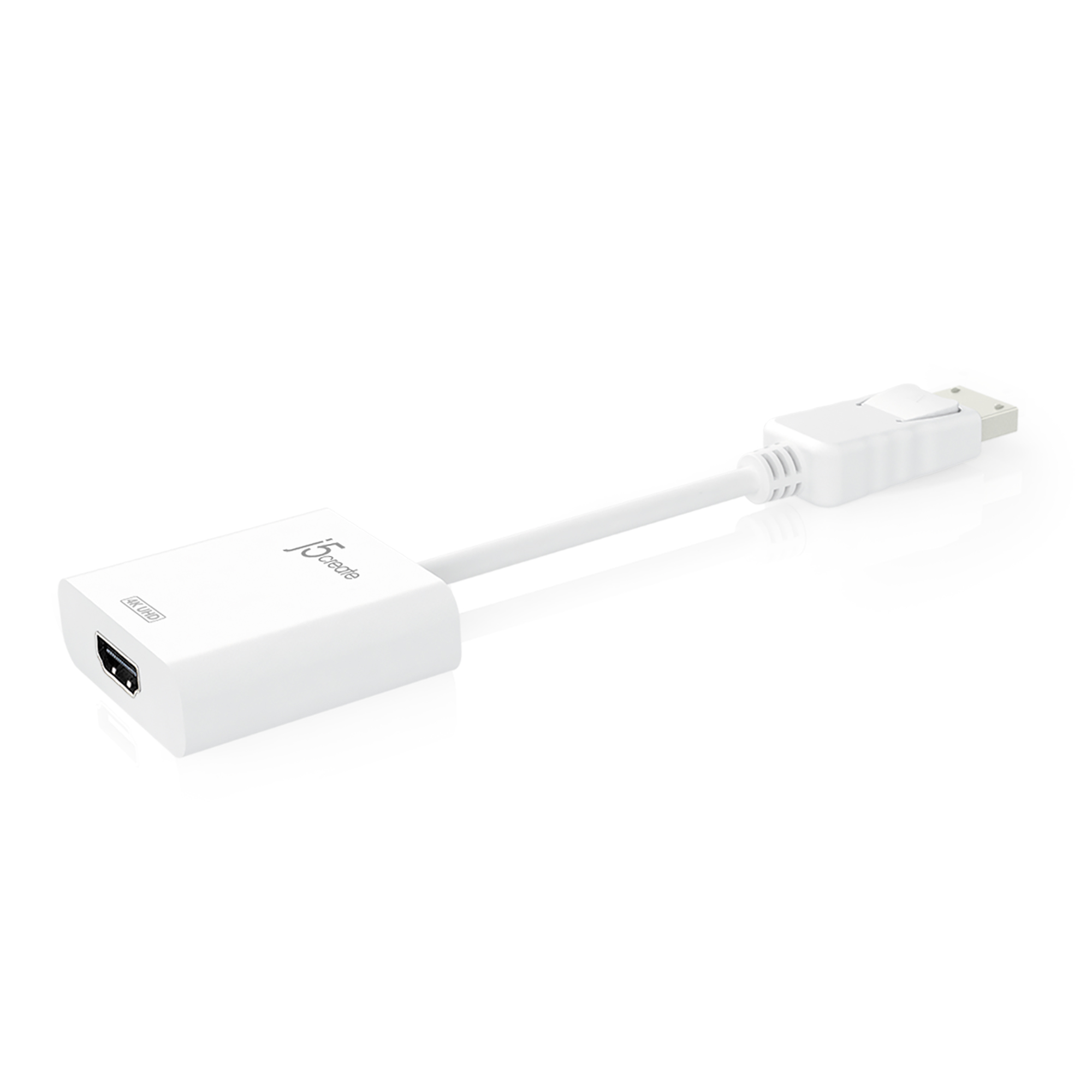 Resim j5create JDA158 DisplayPort - 4K HDMI Aktif Adaptör, Beyaz
