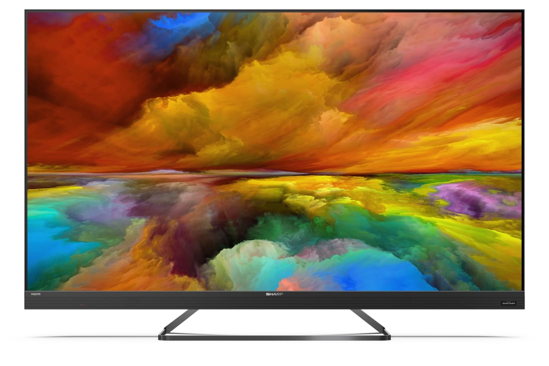 Sharp 50EQ3EA TV-apparat 127 cm (50') 4K Ultra HD Smart-TV Wi-Fi Gjuten aluminium, Svart