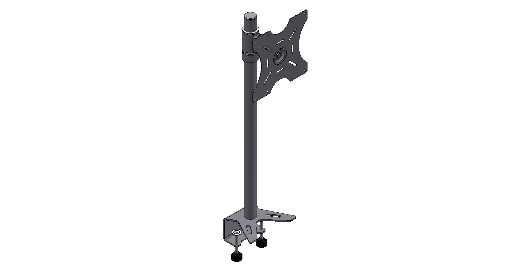 Edbak MSV2 Supporti a parete per TV 116,8 cm (46") Scrivania Nero