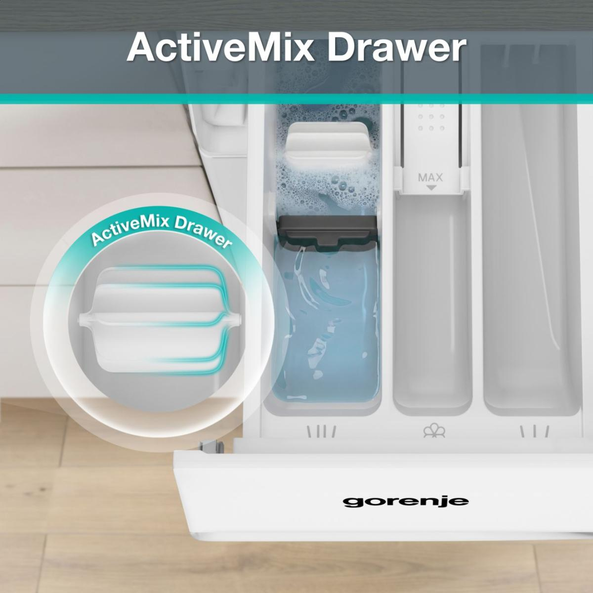 Gorenje Tvättmaskin (11 kg) med SteamTech för fräsch och hygienisk tvätt, Inverter PowerDrive för tyst drift och automatisk mängdanpassning för lägre förbruknin – image 9