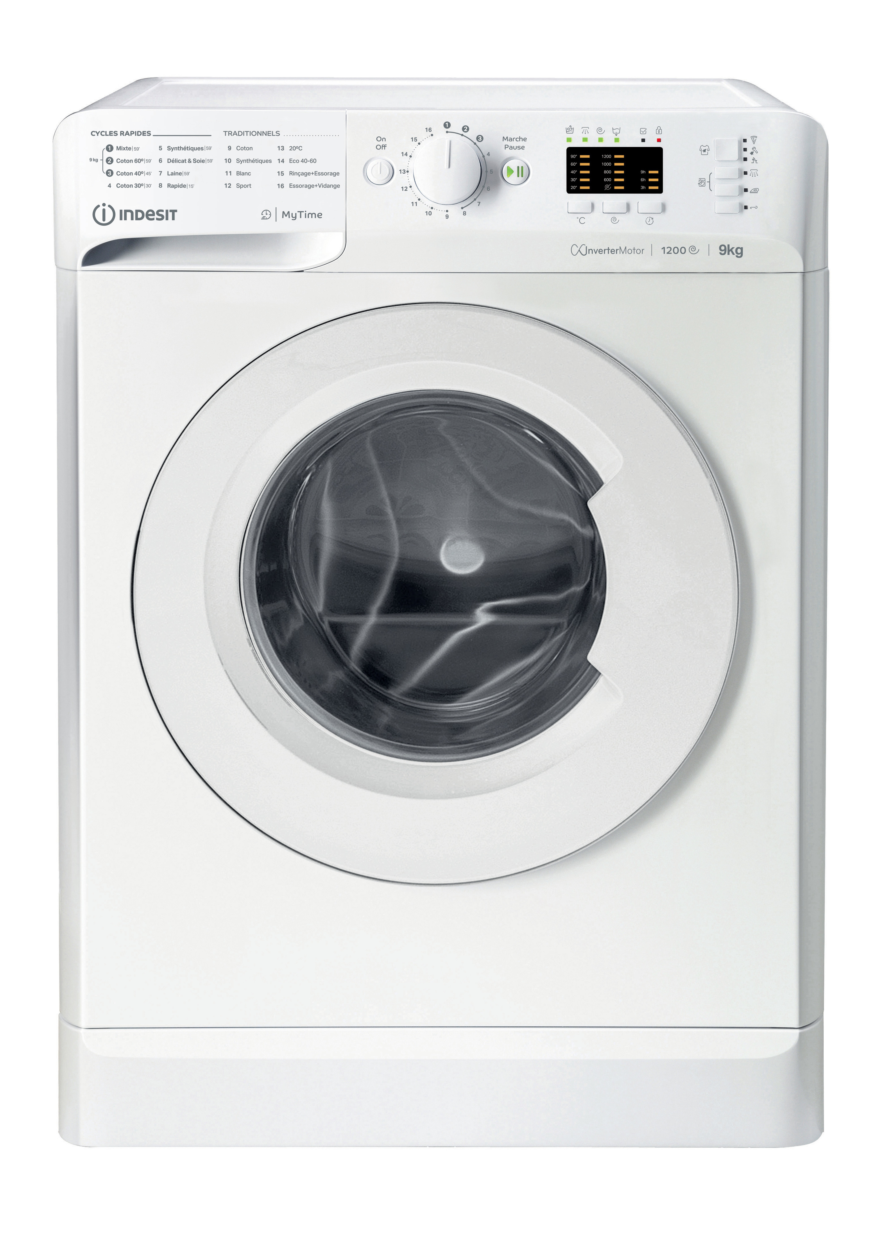Indesit MTWA 91283 W FR — vue 1 sur 3