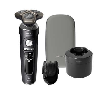 Philips Shaver S9000 Prestige SP9840/31 Rasoio elettrico Wet & Dry con SkinIQ