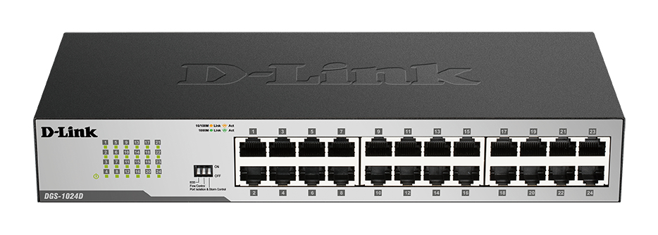 D-Link 24-poorts koper Gigabit switches – image 2