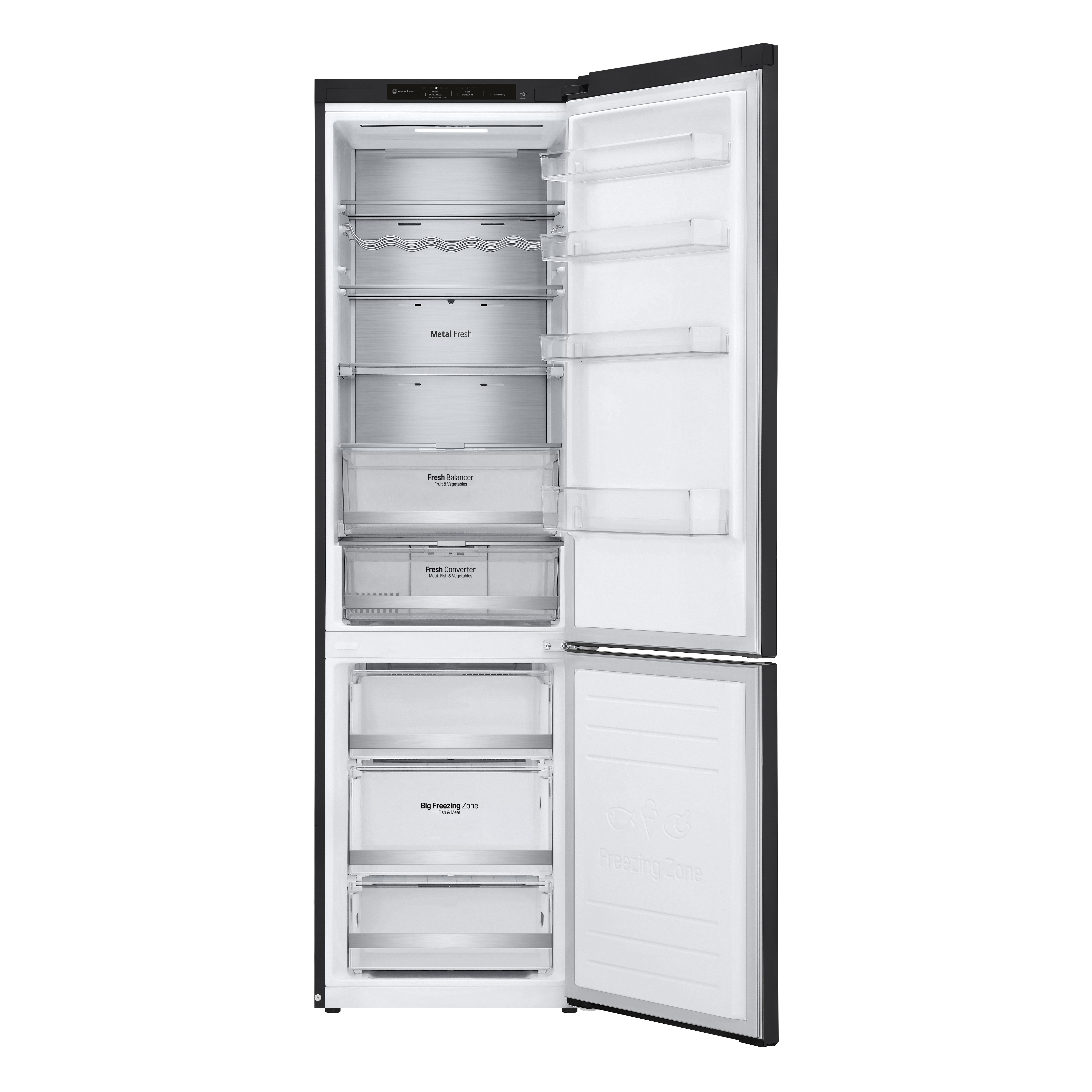 LG GBB72MCVBN Freestanding 384 L B Black - Image 3