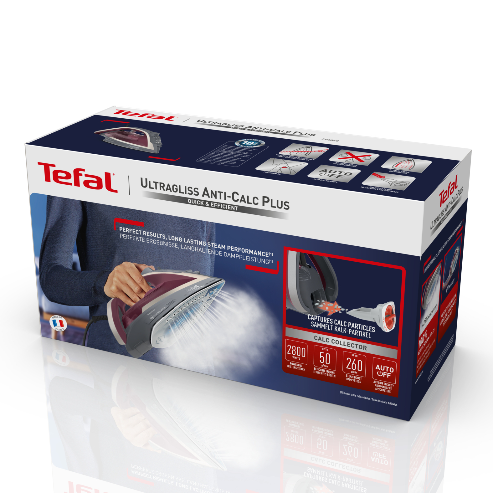 Tefal Ultragliss Anti-Calc Plus FV6840 Steam iron – image 6