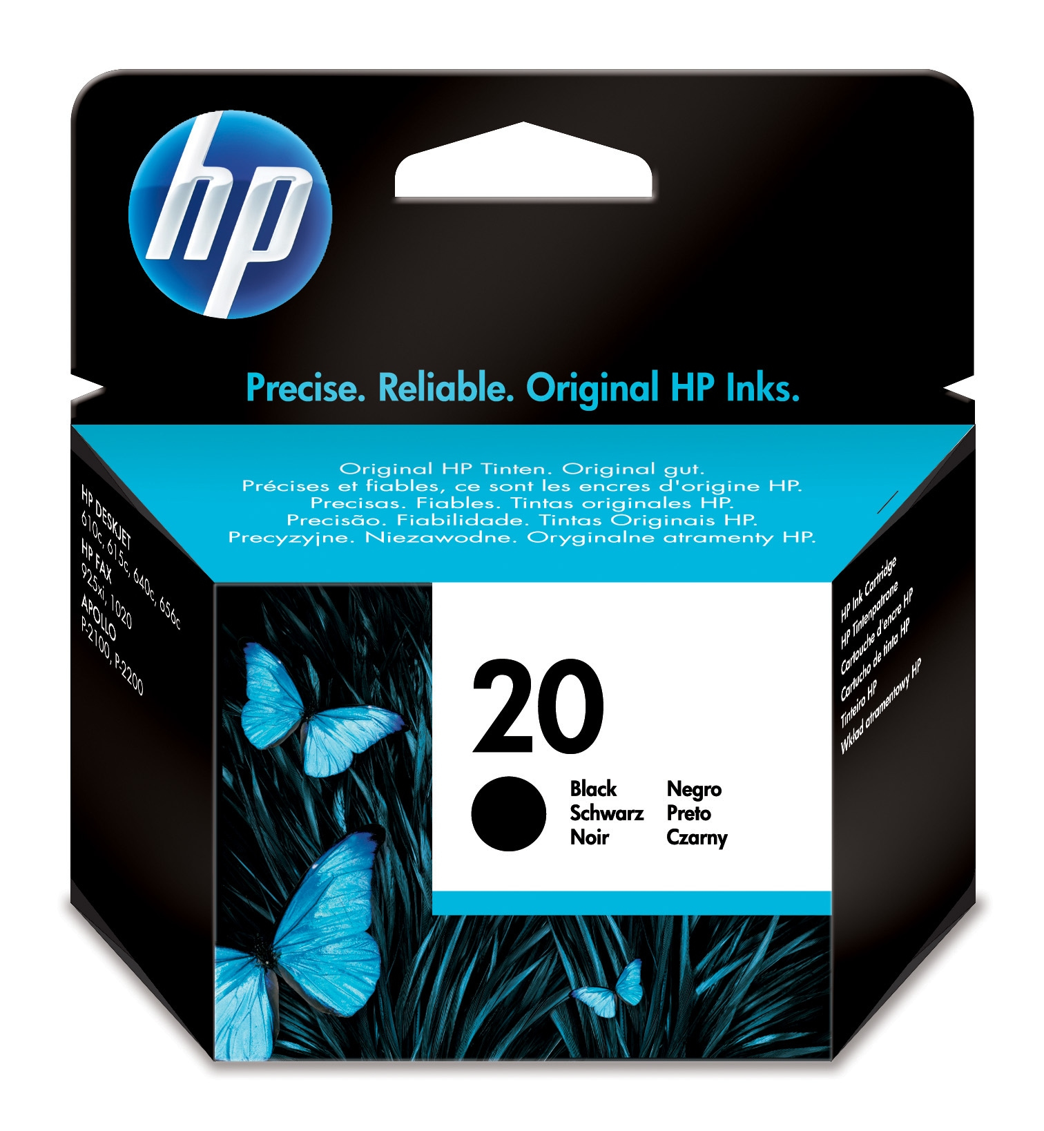 HP 20 ink cartridge 1 pc(s) Original Black