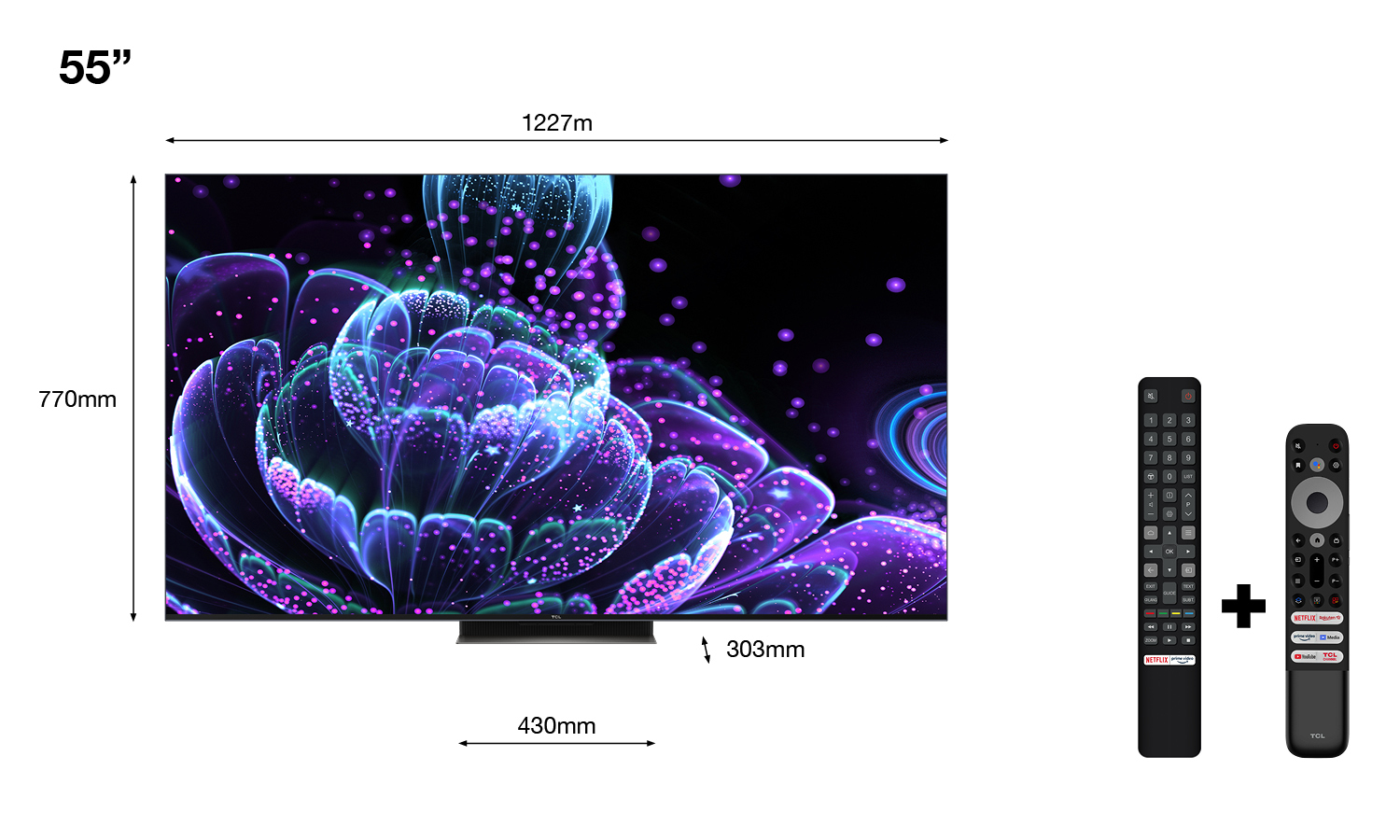 TCL C835 55" — vue 1 sur 8