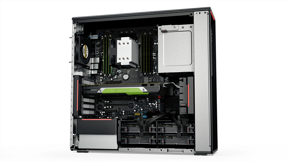 Lenovo ThinkStation P520 Intel Xeon W W-2235 16 GB DDR4-SDRAM 512 GB SSD Windows 10 Pro for Workstations Tower Workstation Black image 6