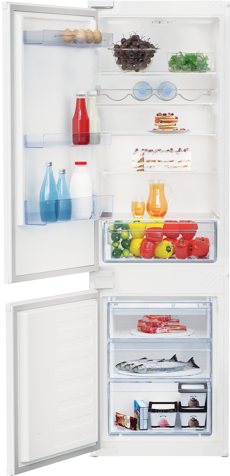 Beko BCSA285K3SN LH — vue 1 sur 2