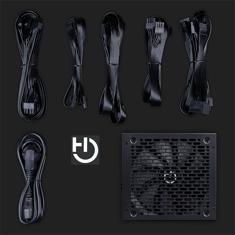 Hiditec PSU010029 power supply unit 750 W 20+4 pin ATX ATX Black image 7