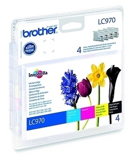 Brother LC970VALBP ink cartridge Original Black, Cyan, Magenta, Yellow