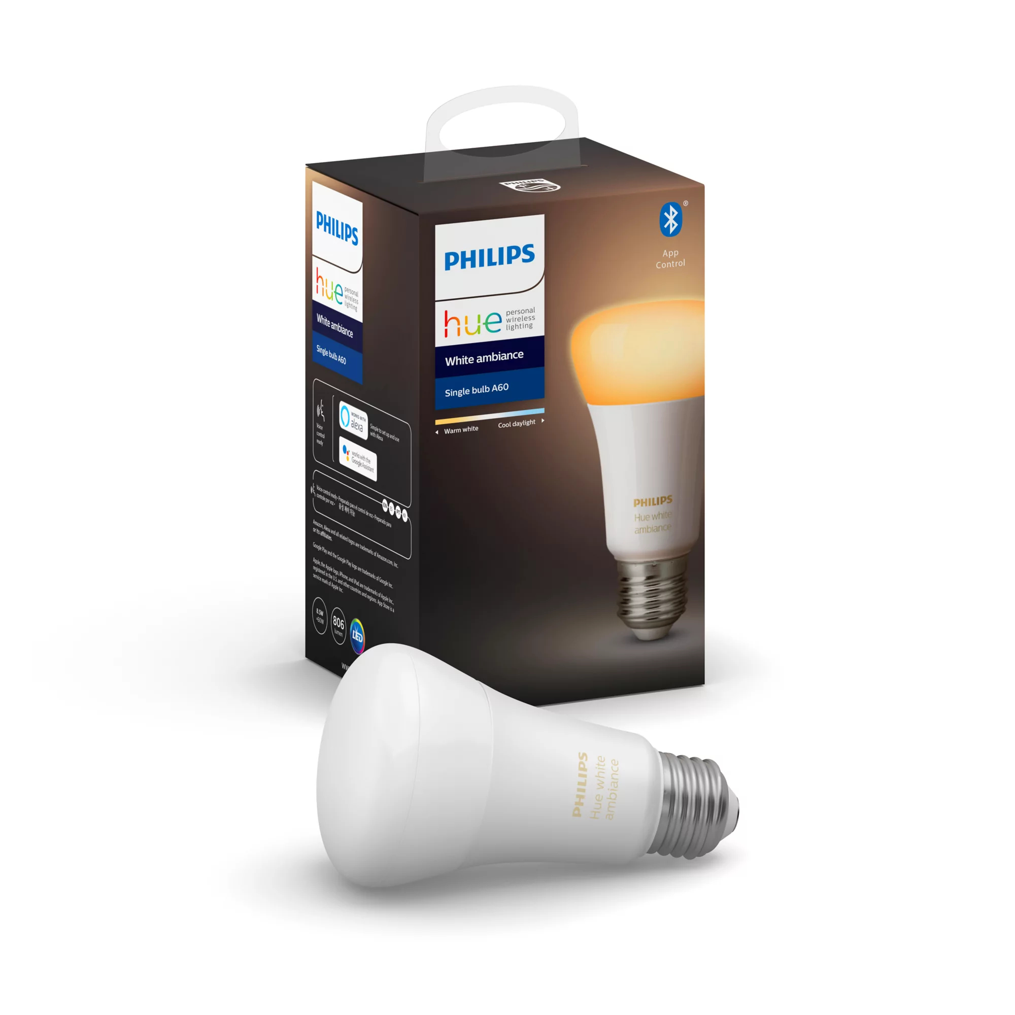 Philips by Signify Philips Hue White ambience 8718699698485 smart lighting Smart bulb Bluetooth/Zigbee
