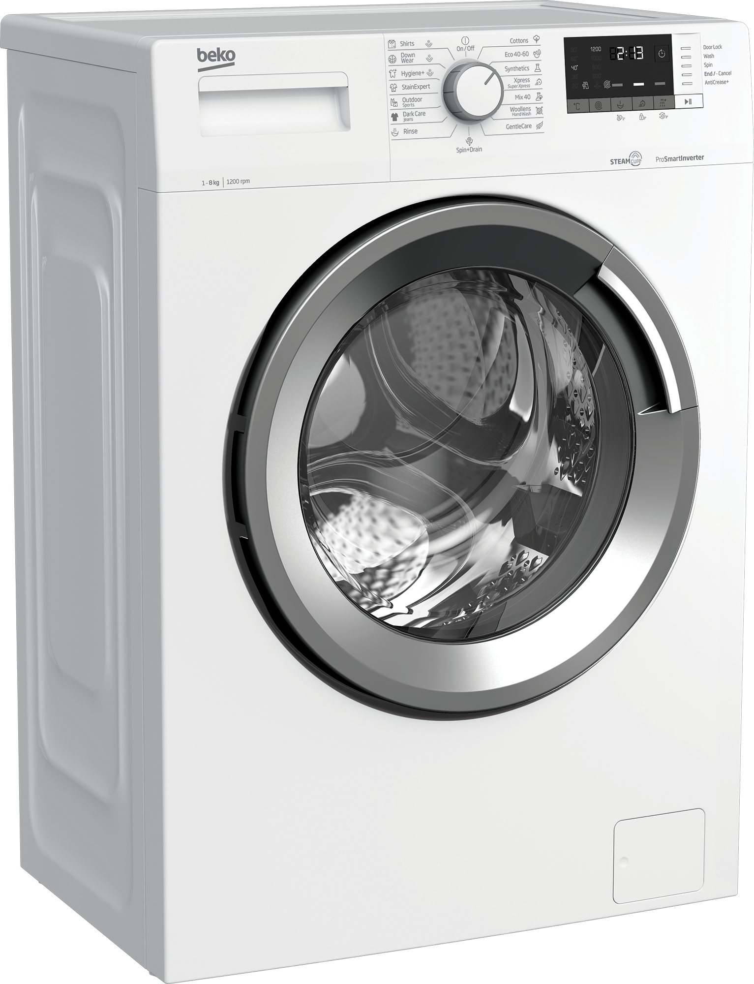 Beko WUE8612XS0 washing machine Front-load – image 2