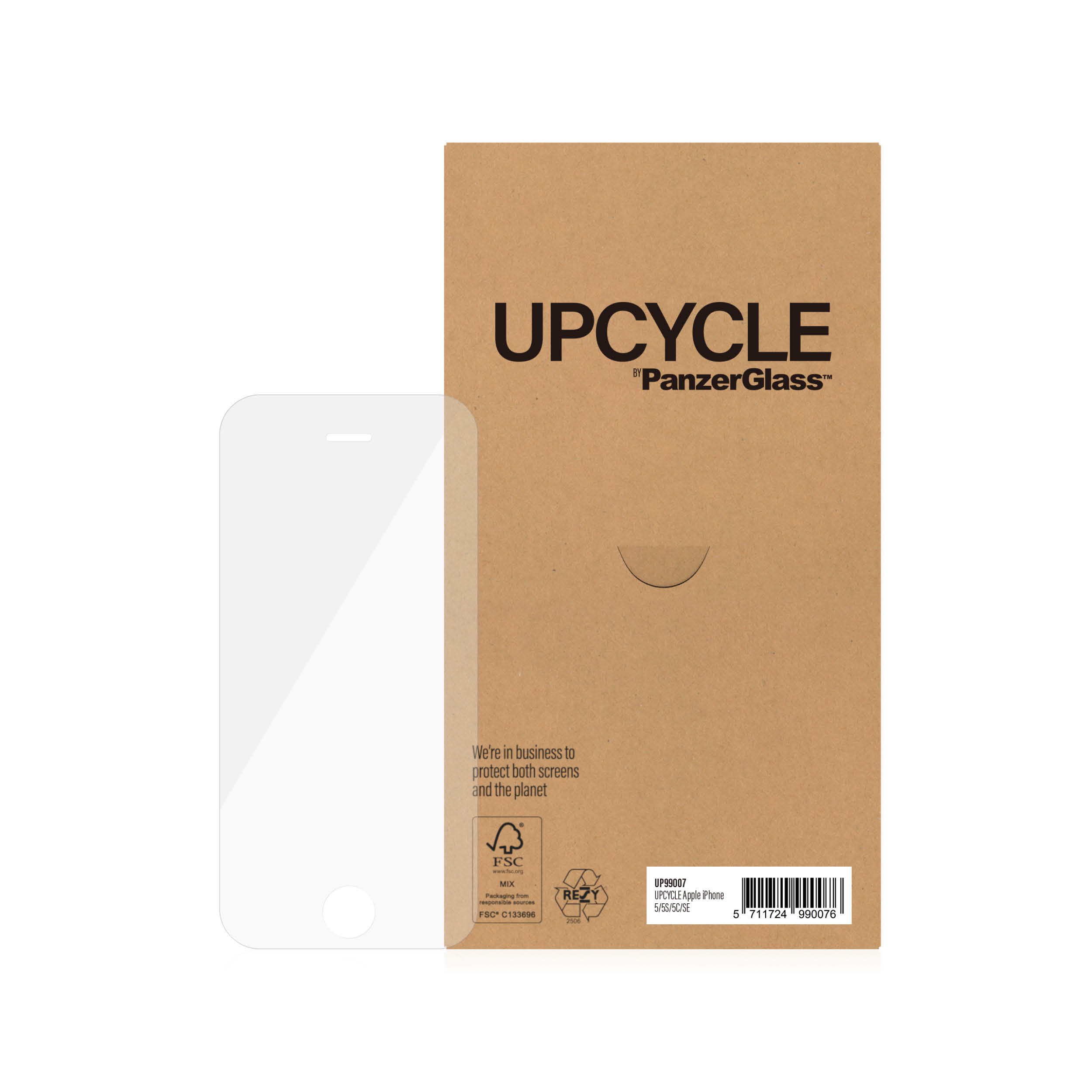 PanzerGlass Upcycle Screen Protector iPhone 5 | 5S | 5C | SE Clear screen protector Apple 1 pc(s)