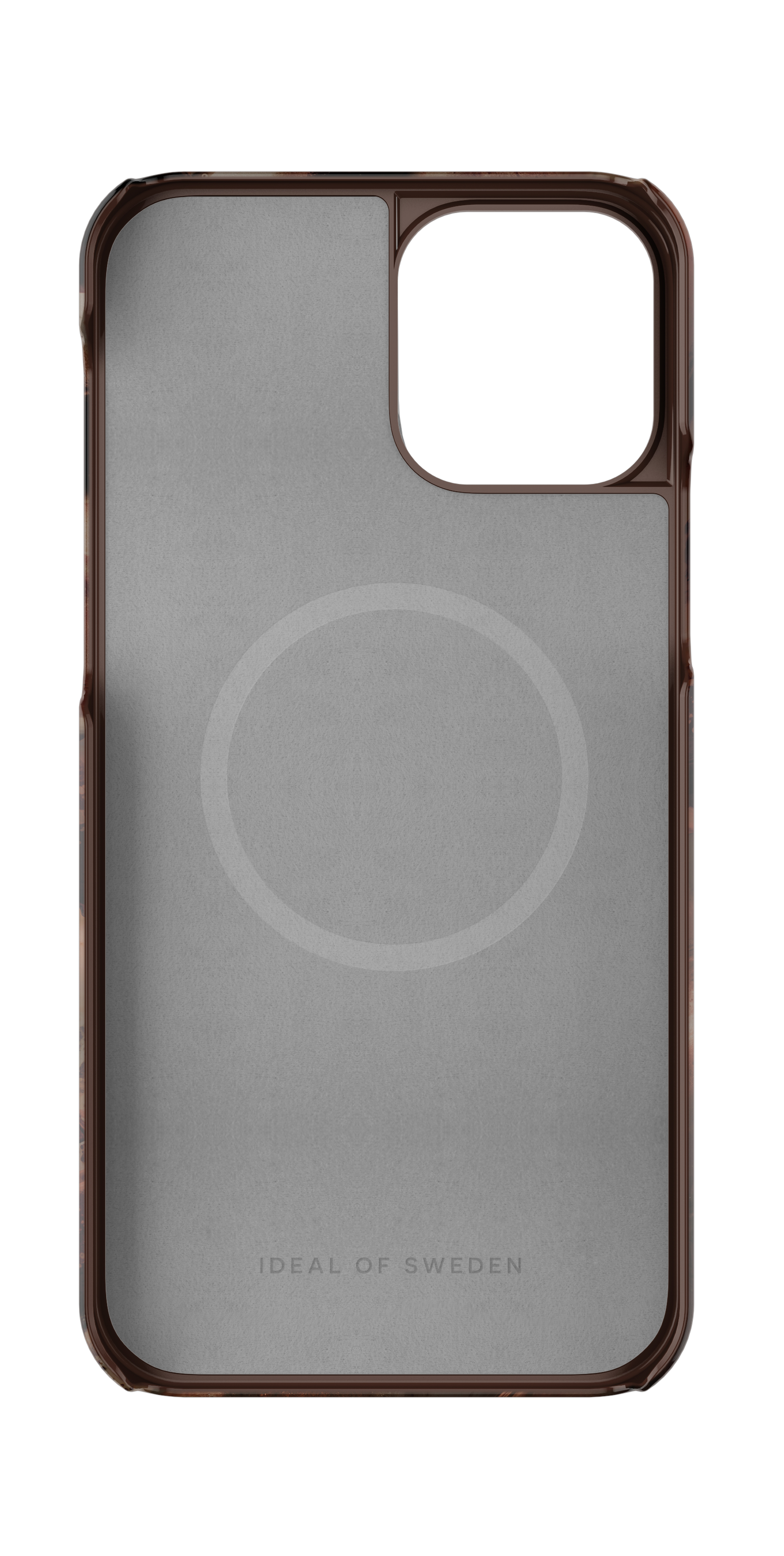 iDeal of Sweden Printed Case iPhone 12/12P Dark Amber Marble – image 1