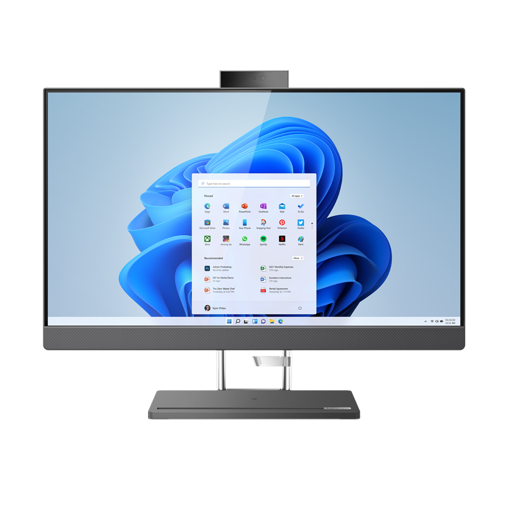 Lenovo IdeaCentre AIO 5 27IAH7 Intel® Core™ i7 i7-12700H 68.6 cm (27″) 2560 x 1440 pixels All-in-One PC 16 GB DDR5-SDRAM 1 TB SSD Windows 11 Home Wi-Fi 6 (802.11ax) Grey image 5