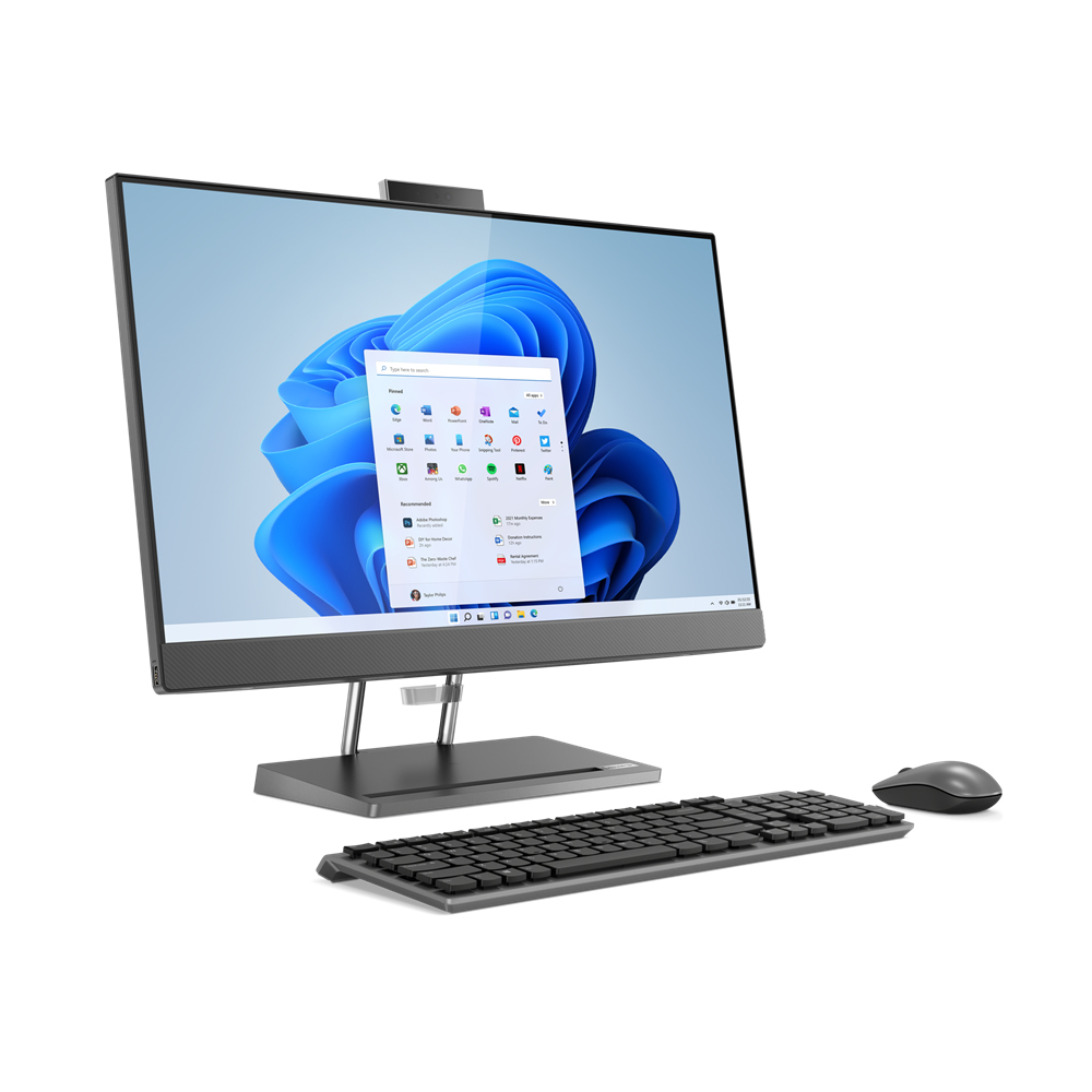 Lenovo IdeaCentre AIO 5 27IAH7 Intel® Core™ i7 i7-12700H 68.6 cm (27″) 2560 x 1440 pixels All-in-One PC 16 GB DDR5-SDRAM 1 TB SSD Windows 11 Home Wi-Fi 6 (802.11ax) Grey image 1
